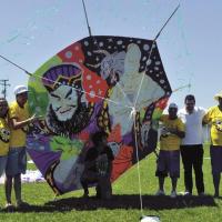 Foto/Crédito: Ítalo Ferreira - Segundo Festival de Pipas Artísticas de Leme foi realizado no Estádio “Bruno Lazzarini”