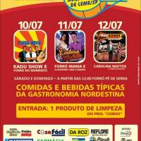 Cartaz Oficial: 11ª Festa de Tradições Nordestinas acontece nos dias 10, 11 e 12