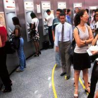 Foto Divulgação: Após greve, agências bancárias têm movimento intenso