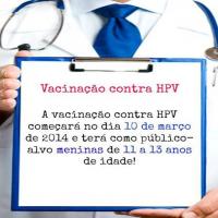 Foto Divulgação: Vacinação contra HPV começa nessa segunda-feira (10)